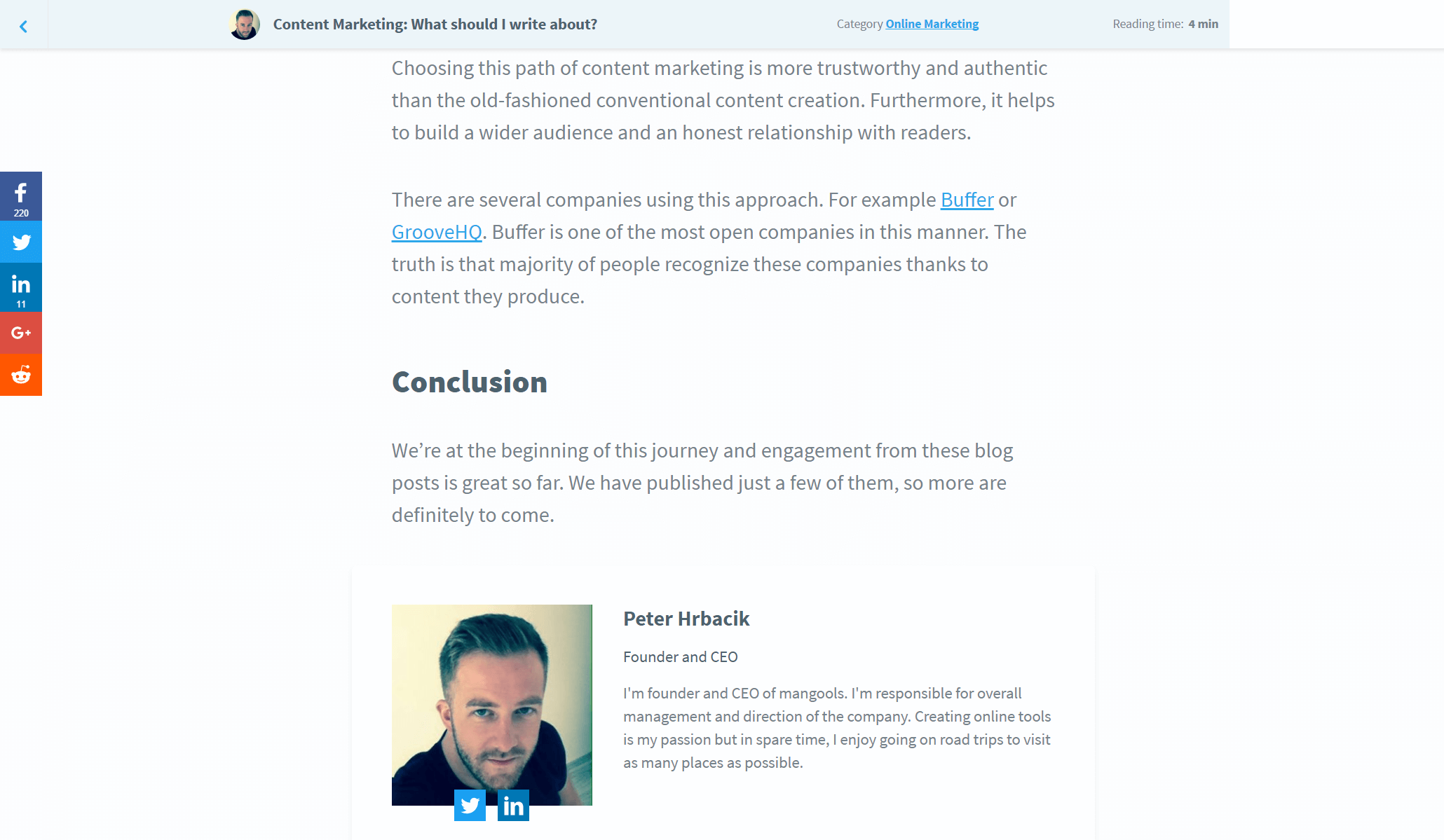 redesigned mangools blog author